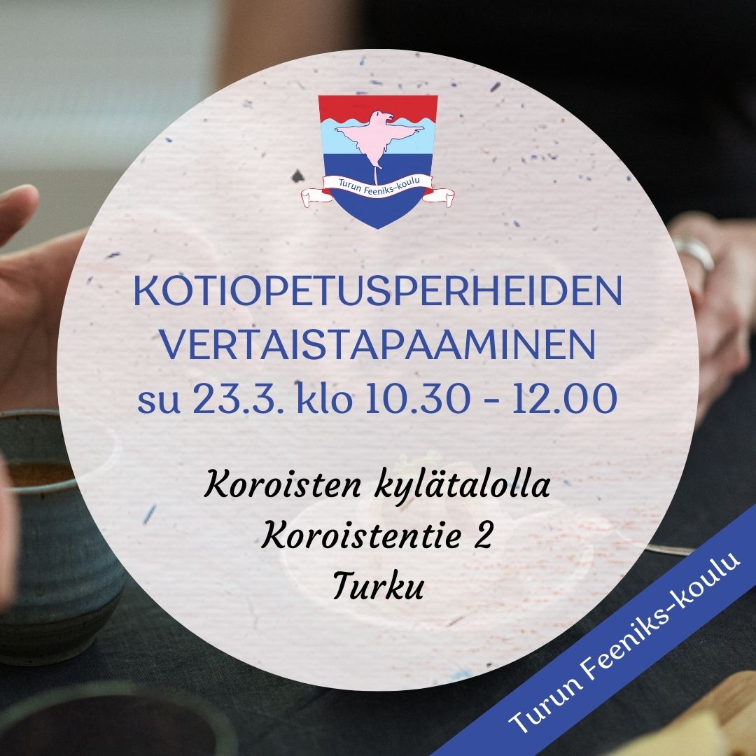Kotiopetusperheiden vertaistapaaminen su 23.3.